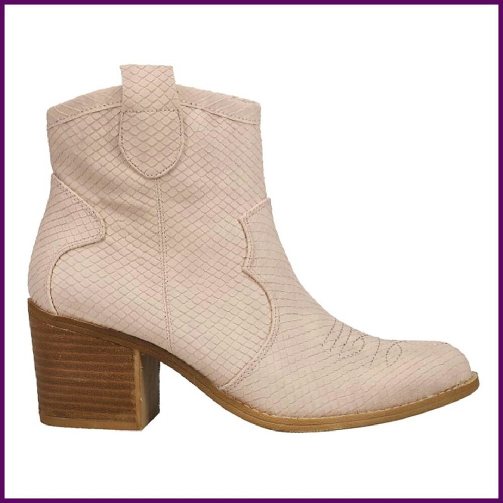Distressed Western Boots Women's Cowboy Boots Short Shaft Size Available